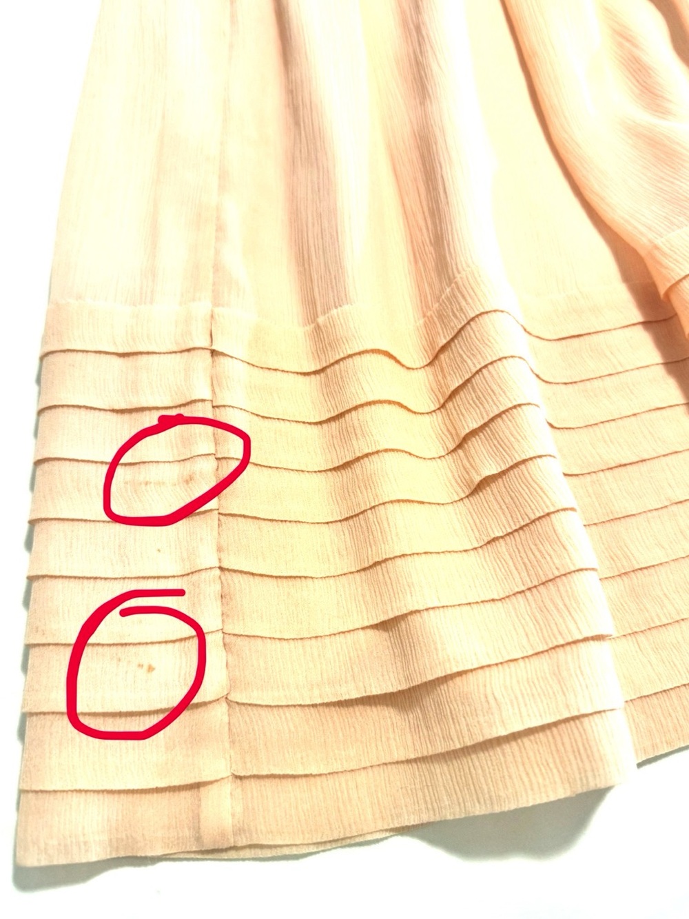 J. Crew 100% Silk Dress Peach Strapless Lined Size 6 - Picture 14 of 14